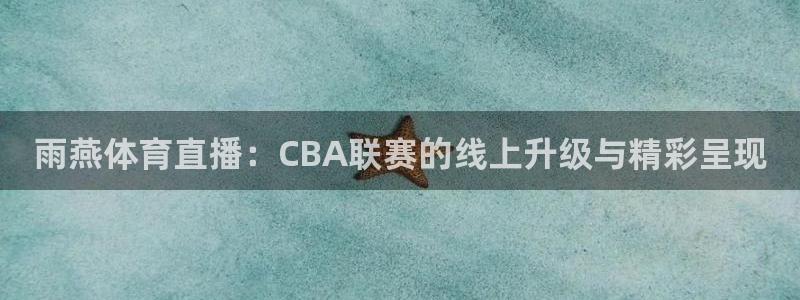 雨燕体育直播：CBA联赛的线上升级与精彩呈现